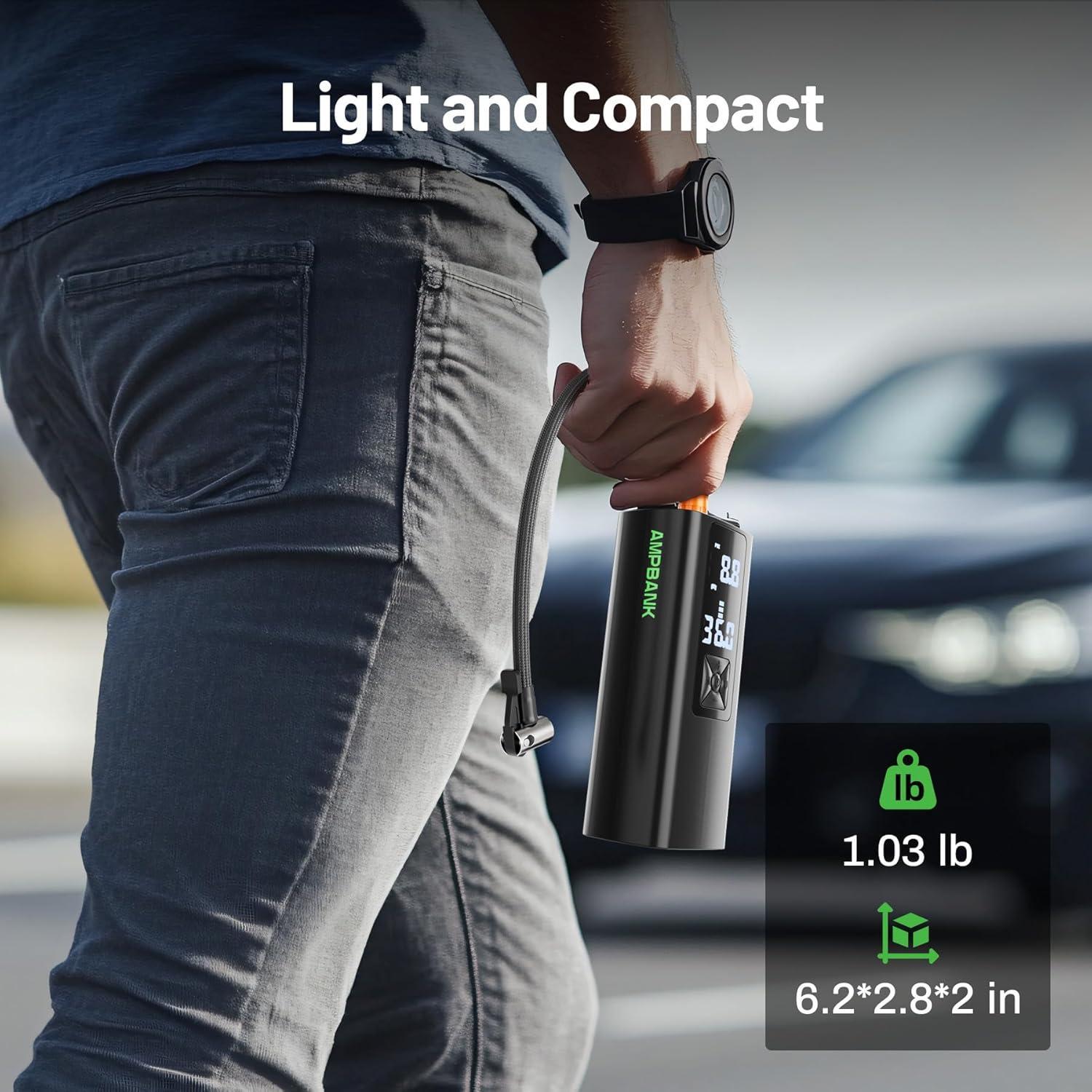 Portable Car Air Pump, Car Tire Automatic Air Pump Suitable For Cars, Motorcycles, Bicycles, Balls