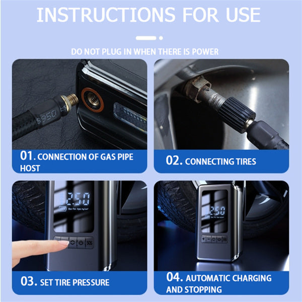 Strong and Mini Tire Inflator Tire Car Air Compressor