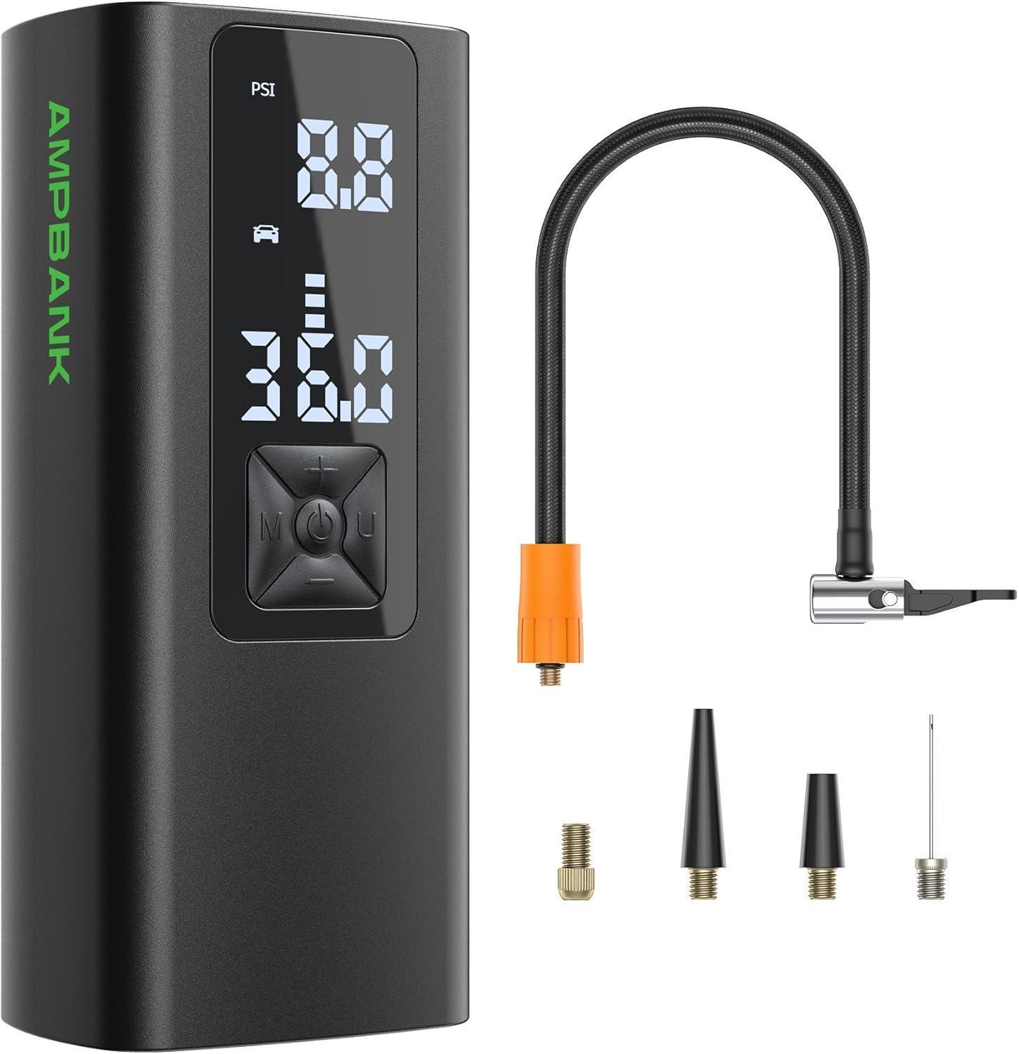 Portable Car Air Pump, Car Tire Automatic Air Pump Suitable For Cars, Motorcycles, Bicycles, Balls